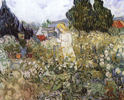 Mlle.Gachet in Her Garden at Auvers-sur-Oise